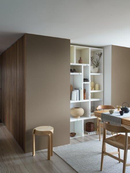 Borastapeter behang effen bruin - 53 cm x 10.05 m - 660324 - vtwonen shop