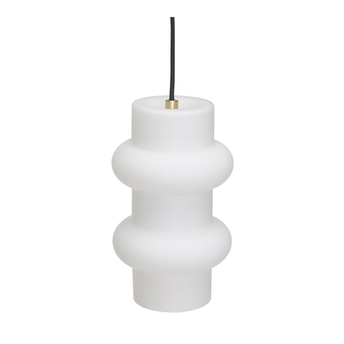 Hübsch hanglamp Pilule - glas/staal - ø15xh25cm