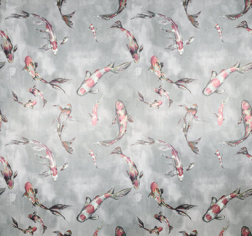 Sanders & Sanders fotobehang koi karper vis grijs en oranje - 300 x 280 cm - 612466 - vtwonen shop