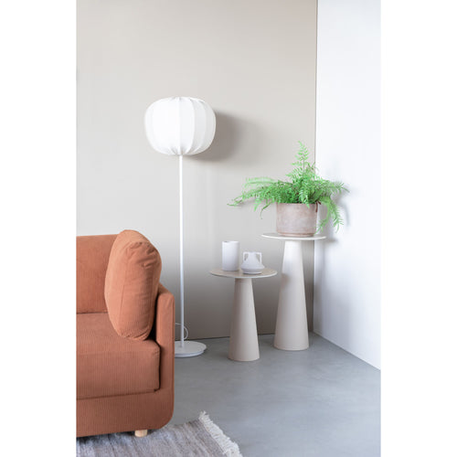 Housecraft Living Joya Bijzettafel Travetin-Look 40x40 cm Hoog Beige - vtwonen shop