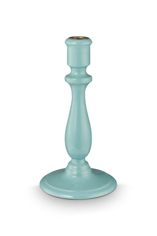 Pip Studio Kaarsenhouders - Hout - Lichtblauw - 13cm