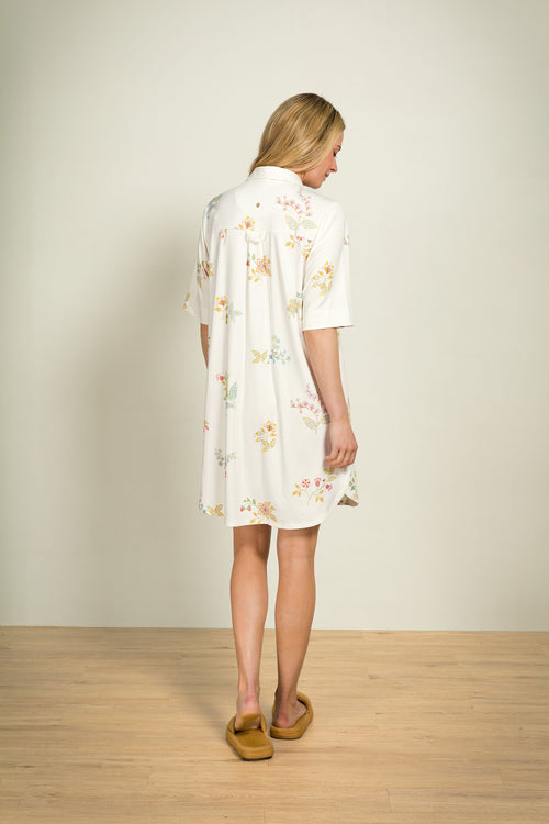 Pip Studio - Dewi Nachthemd - Dames - Blossom Chique - Wit - M - vtwonen shop