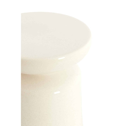 Light & Living bijzettafel Kotor - wit - Ø33.5cm