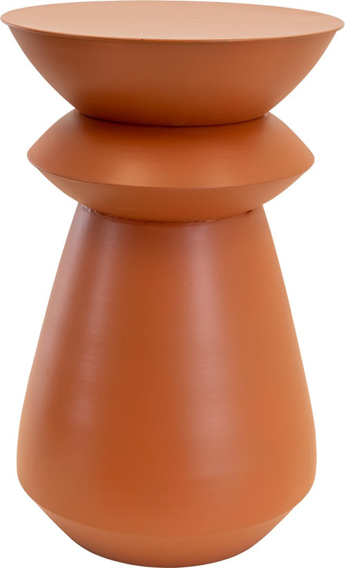 Lesli Living tuintafel Louis - oranje - Ø34x51,5cm