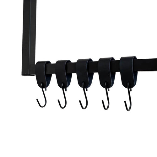 HOME DELUXE - SWAY kapstok - inclusief hangers en haken - kleur: zwart