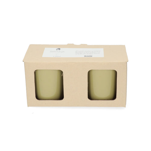 Return to Sender Mok Bloem met Handvat - Groen - Set van 2