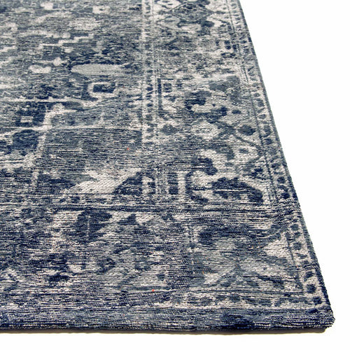Lola&Moi vloerkleed Deep Blue - blauw -80x150cm - vtwonen shop