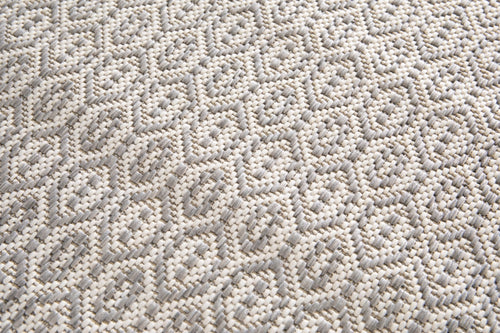 AFK Living vloerkleed Marbella - voor binnen en buiten - grijs - 120 x 170 cm