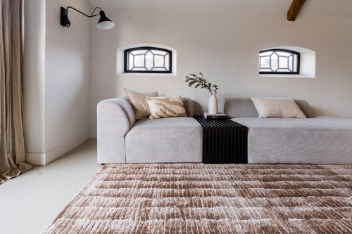 Interieur05 Vloerkleed Rectangle Bruin/Wit - 160 x 230 cm - vtwonen shop