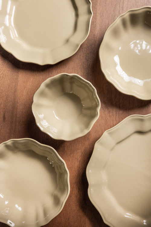Mimo Homeware serviesset Wild Olive - 4-delig - 2 personen