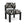 Premium Interiors - Fauteuil ELY - stof met textuur en patroon karamel 60.5cm