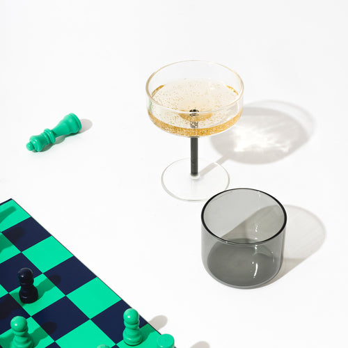 Ona - Glas 29cl grijs Fizz - Set van 4