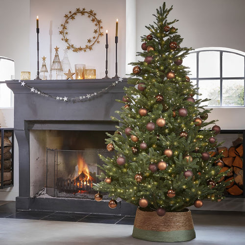 Black Box Trees Frasier Kerstboom - Kerstversiering voor Binnen met Natuurlijke Uitstraling - Kunstboom Grillige Vorm zoals Boom uit het Bos - H215 x