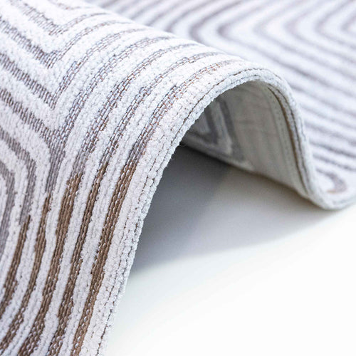 Ecorugs vloerkleed Oyster White - grijs - 80x150cm