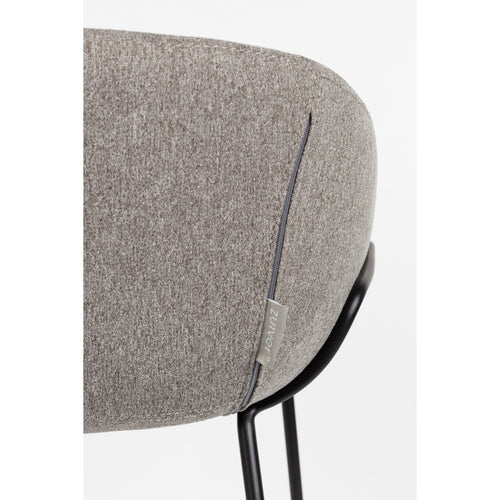 Zuiver Feston Barkrukken rugleuning 65 cm Grijs - Set van 2