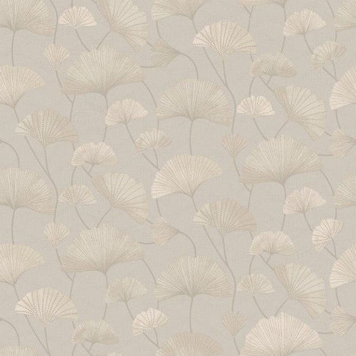 Borastapeter behang ginkgo bladeren beige - 53 cm x 10.05 m - 660866 - vtwonen shop