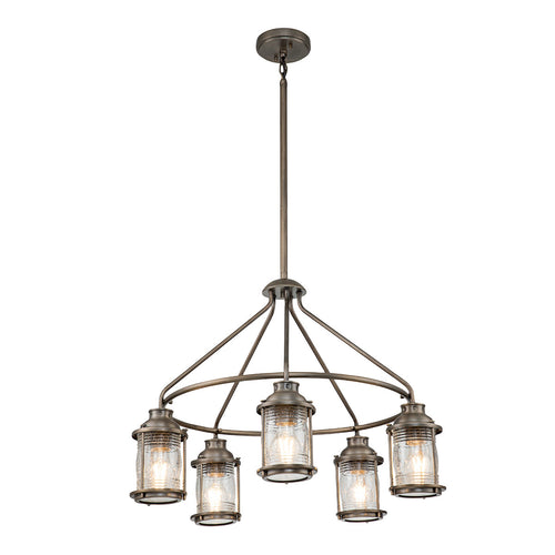 Elstead Kichler Ashland Hanglamp voor buiten, gebronsd brons, IP44