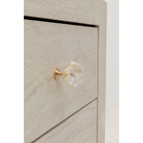 Kare Design Nachtkastje Travertino 2 lades