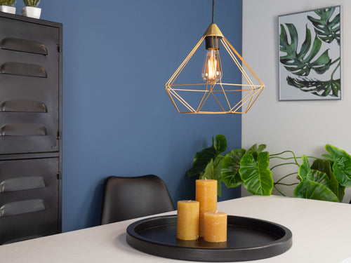 EGLO hanglamp Tarbes - e27 - 32.5 cm - goud - vtwonen shop