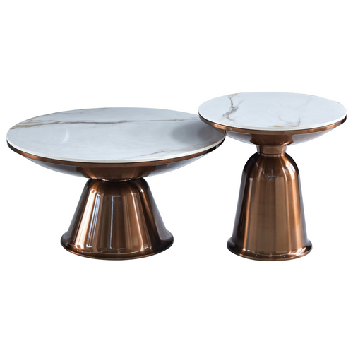 Starfurn  salontafel Alix - brons - 50x50x49,5cm