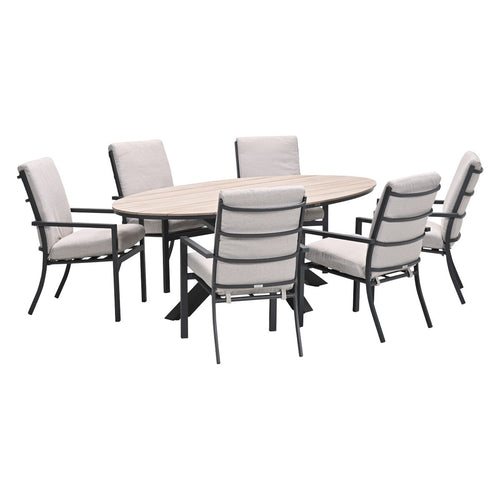 Garden Impressions tuinset Senja - Tulli - desert sand - 220x115 cm - 7-delig - vtwonen shop