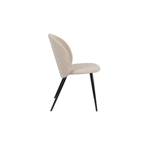 Zuiver Cozy Eetkamerstoelen  Beige - Set van 2 - vtwonen shop