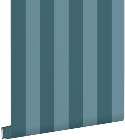 ESTAhome behang strepen donkerblauw - 50 x 900 cm - 131921