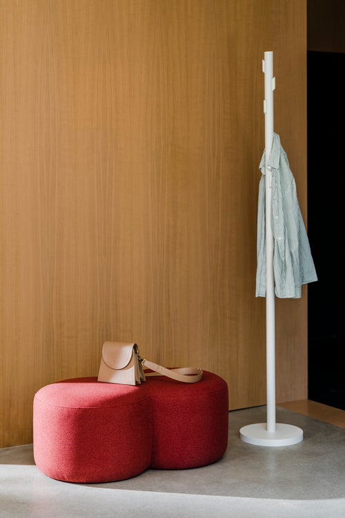 noo.ma UMBO Poef - Poppy Red