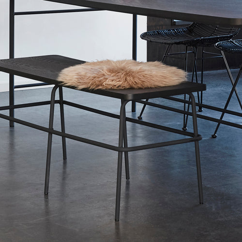 Hübsch zitkussen Prim - wol - ø38cm - vtwonen shop