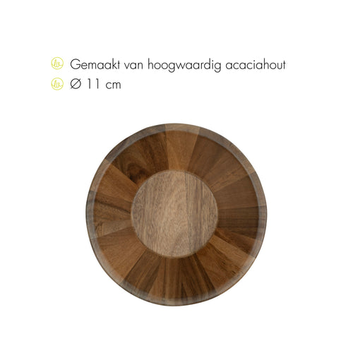 Leopold Vienna - Serveerschaal klein Oviedo acacia s/2 - vtwonen shop