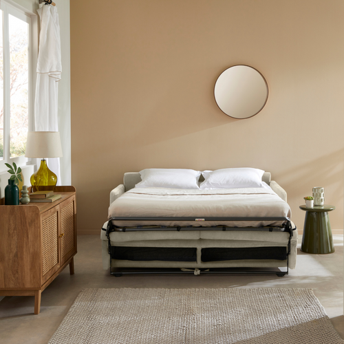 Calicosy - COSENZA Slaapbank 3-zits - Grijs - 100x175x87 cm