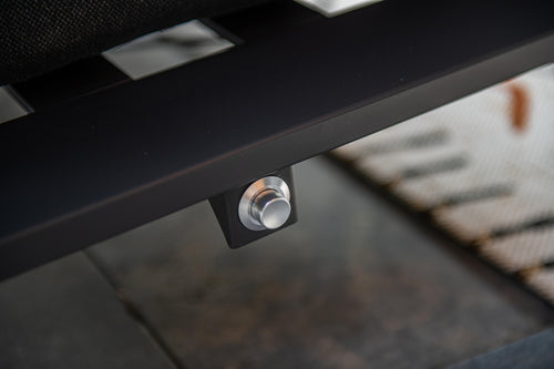 Lincoln 3-zitsbank - carbon black - reflex black