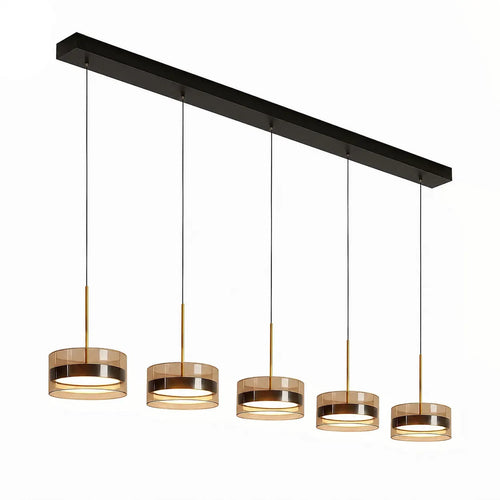 Highlight hanglamp Enzo - 5 lichts - 150  x 160   cm - zwart