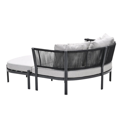 Garden Impressions lounge ligbed Atlanta daybed donker grijs - vtwonen shop