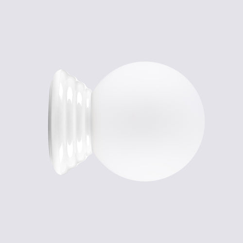 Sollux Lighting Wandlamp ZORI wit IP44 - 12x16x12cm