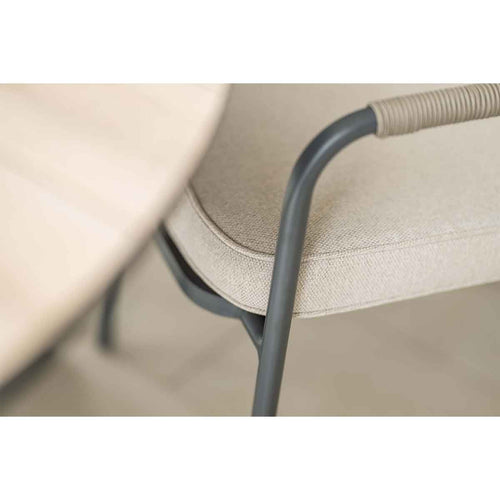 Garden Impressions tuinset Aleria - Tulli - taupe - Ø148x75 cm - 6-delig - vtwonen shop