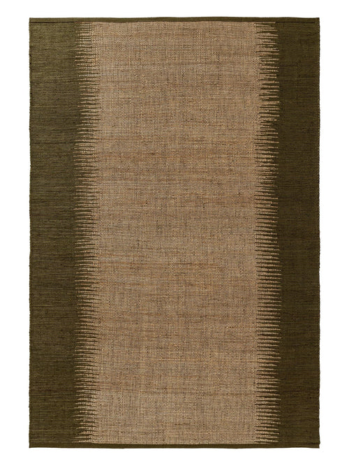 benuta jute vloerkleed Tulsi - groen - 160x230 cm