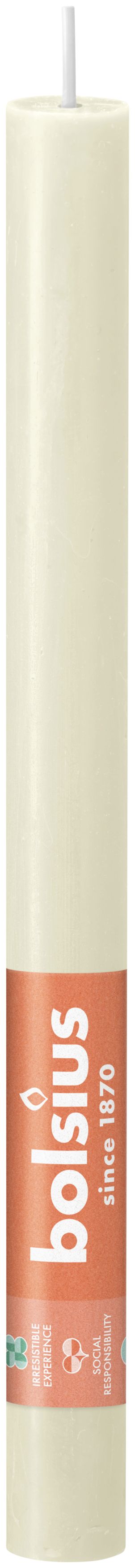 Bolsius dinerkaarsen rustiek - 27cm - ivoor - vtwonen shop