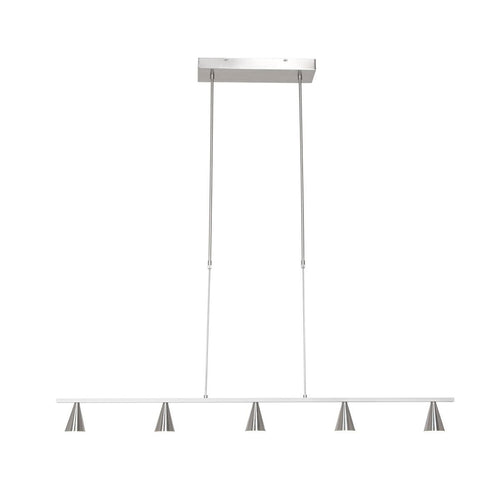 Steinhauer hanglamp Vortex - 5 lichts - 120x 145 cm - mat chroom - vtwonen shop