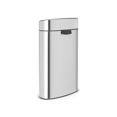 Brabantia Touch Bin New afvalemmer, 40 liter, kunststof binnenemmer - Matt Steel Fingerprint Proof