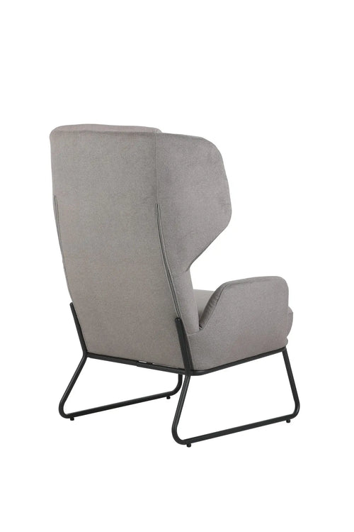 FurniLux Fauteuil Jay Licht Grijs - Van collectie – Moderne Elegantie en Comfort - kunstleer - 65 x 69 x 110cm - vtwonen shop