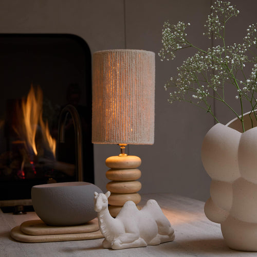 Light & Living lampvoet Budongo - bruin - Ø12cm