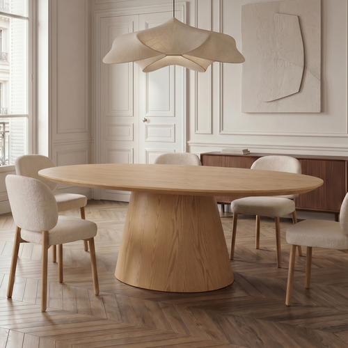 Premium Interiors - Eettafel BOSCA - multiplex lichte eik 200cm