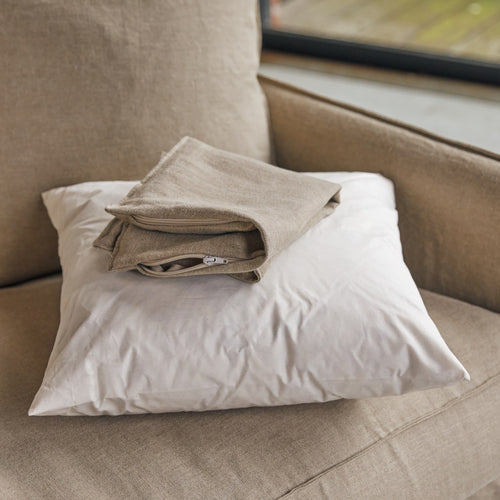 Tikamoon Fauteuil van natuurlijk linnen - Naturel