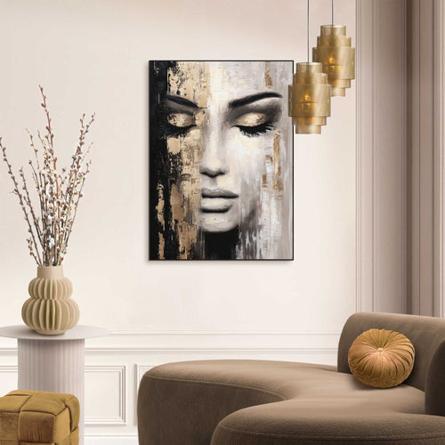 Reinders schilderij Vrouwelijk Portret - 70x50cm