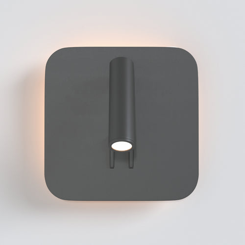 Maytoni wandlamp Ios 176 - Zwart - 6.5x13x13 cm