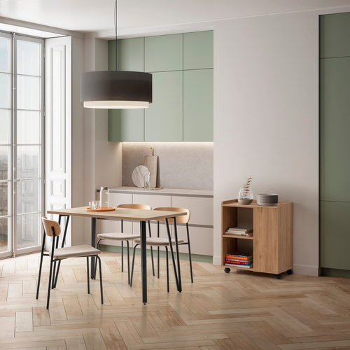 Calicosy - ADRIANA Set van 2 stoelen in stof - Grijs - 51x46x47 cm