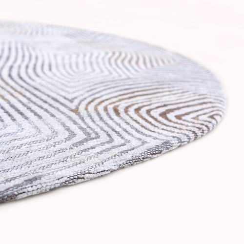 Louis De Poortere vloerkleed Oyster White - grijs - 240x240cm - vtwonen shop