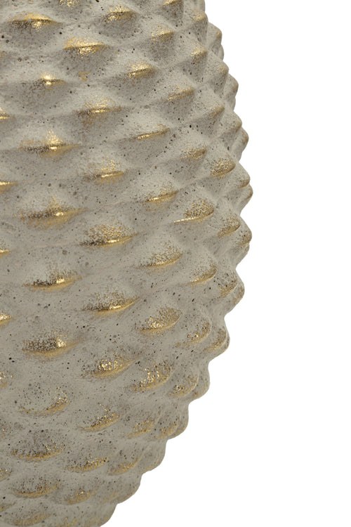 Mauro Ferretti vaas - Ø 23,5x28,5 cm - beige