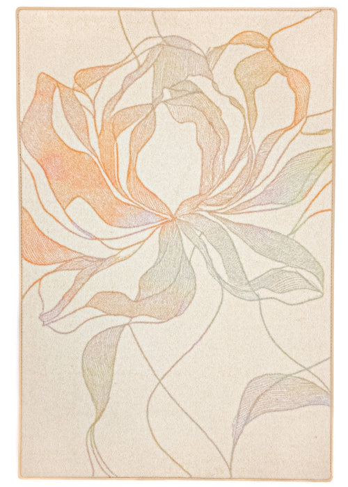 Vloerkleed MOMO rugs x NOŪRA studios - Bloom Beige/ multicolour 300x400 cm